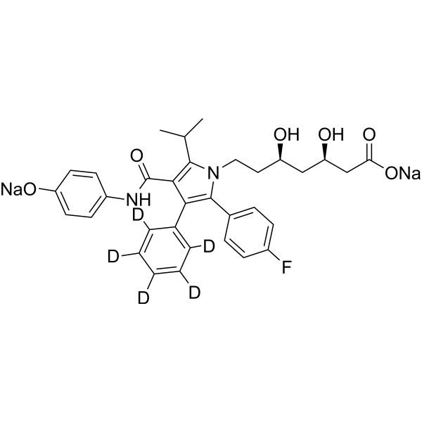 4-Hydroxy Atorvastatin-d5 (disodium salt)